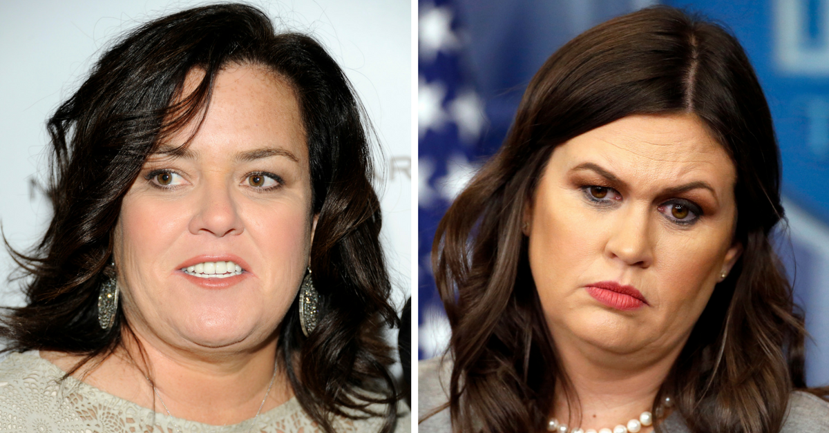 Rosie O’Donnell actually said Sarah Huckabee Sanders is going to burn in hell