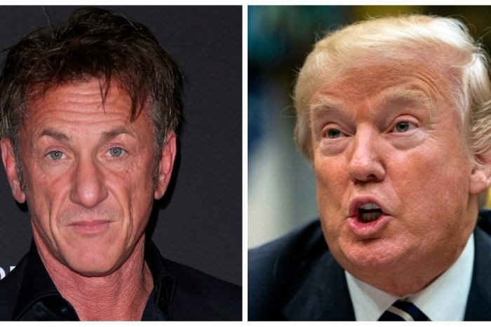 Actor Sean Penn went after President Trump, going so far as to call him an “enemy of mankind”