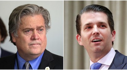 Fired Trump strategist Steve Bannon used the T-word while throwing Don Jr. under the bus