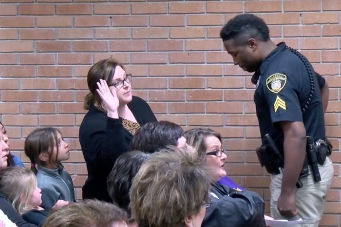 Watch what happened when a teacher dared to question a superintendent’s raise at a meeting
