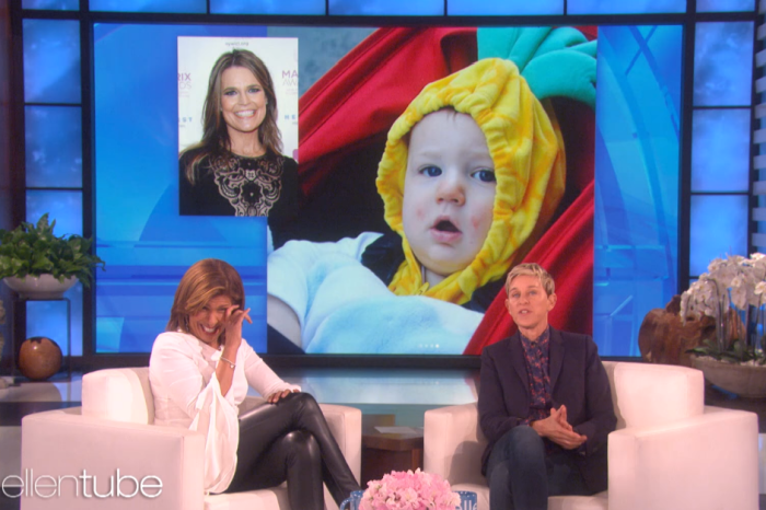 Ellen plays a special “TODAY” edition of “Rate My Baby” with new mom Hoda Kotb