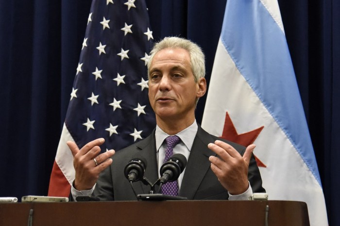 Mayor Emanuel responds to Trump’s comments about having more guns in schools