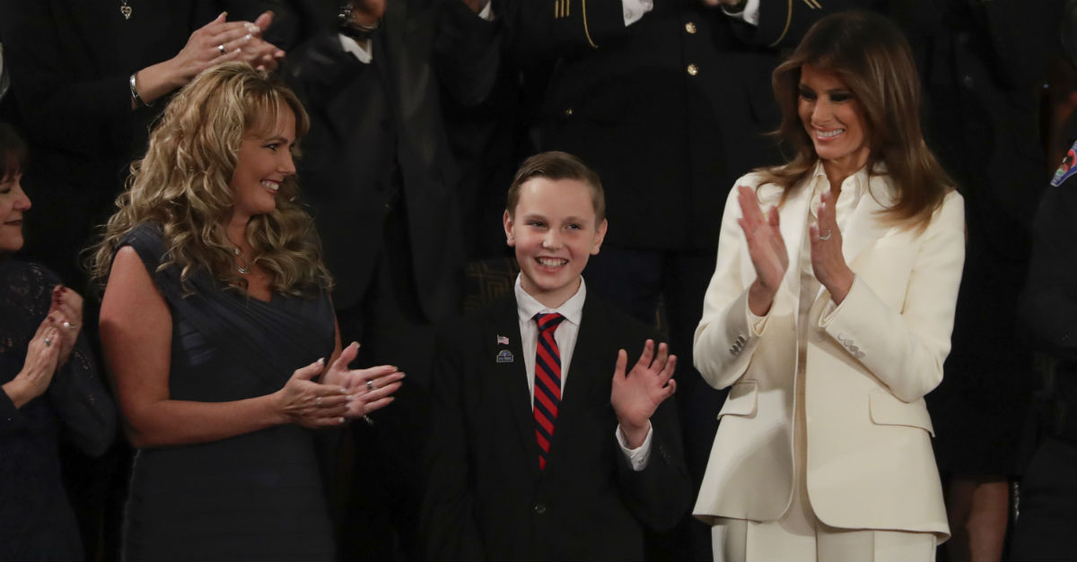 The 12-year-old patriot who sat next to Melania Trump at the SOTU said it was “amazing”
