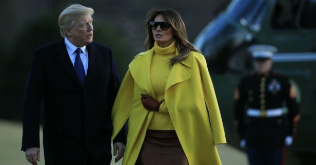 The internet really wants to believe Melania swatted away her husband’s hand — again
