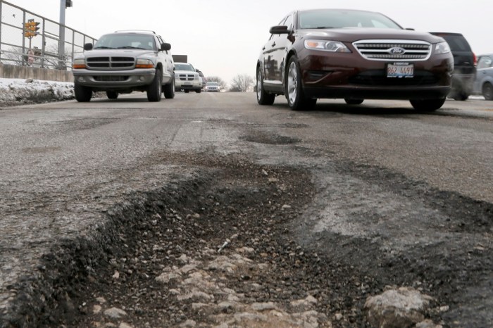 Recent changes in weather means a huge uptick in potholes around Chicago; here’s what you can do