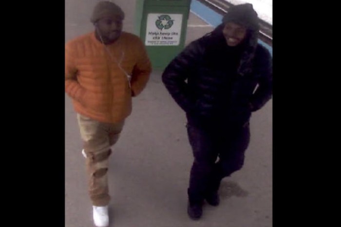 Police release photo of two suspects who attacked a man in a wheelchair at a Blue Line stop last month