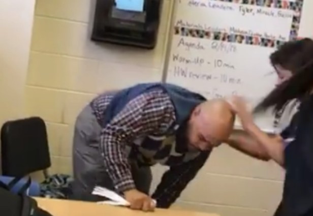 Body-slamming substitute teacher fired after video posted to Facebook