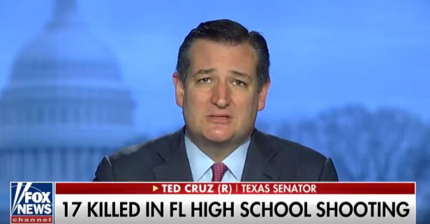 Senator Ted Cruz slams Democrats for immediately politicizing the Parkland, Florida school shooting