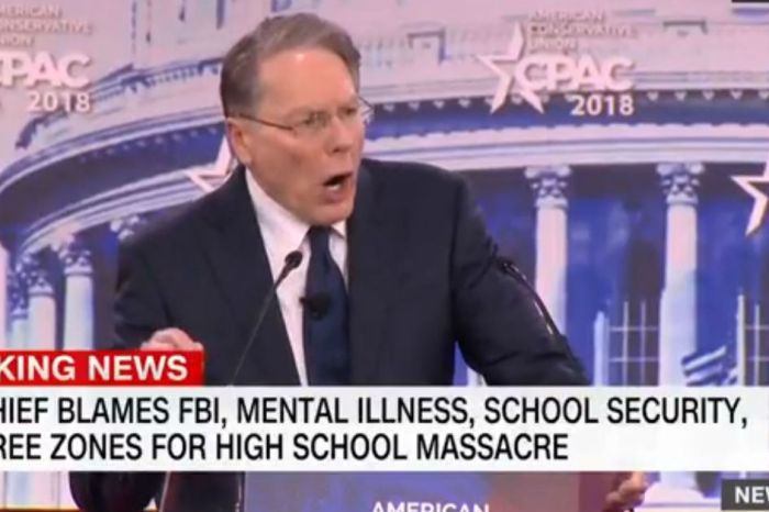 NRA CEO Wayne LaPierre gives a firebrand speech condemning socialism and blasting the FBI