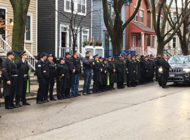 Chicago PD honors late Cmdr. Bauer’s by visiting daughter’s school