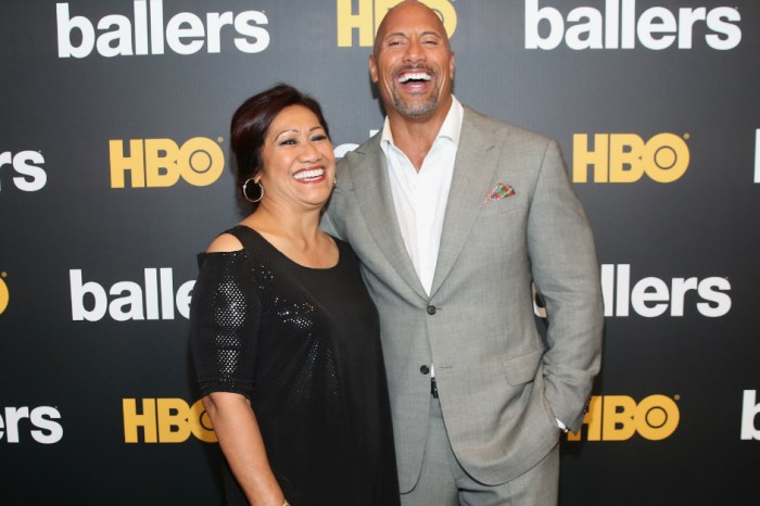 The Rock took a break from shooting a poignant episode of “Ballers” to talk about his mother’s suicide attempt