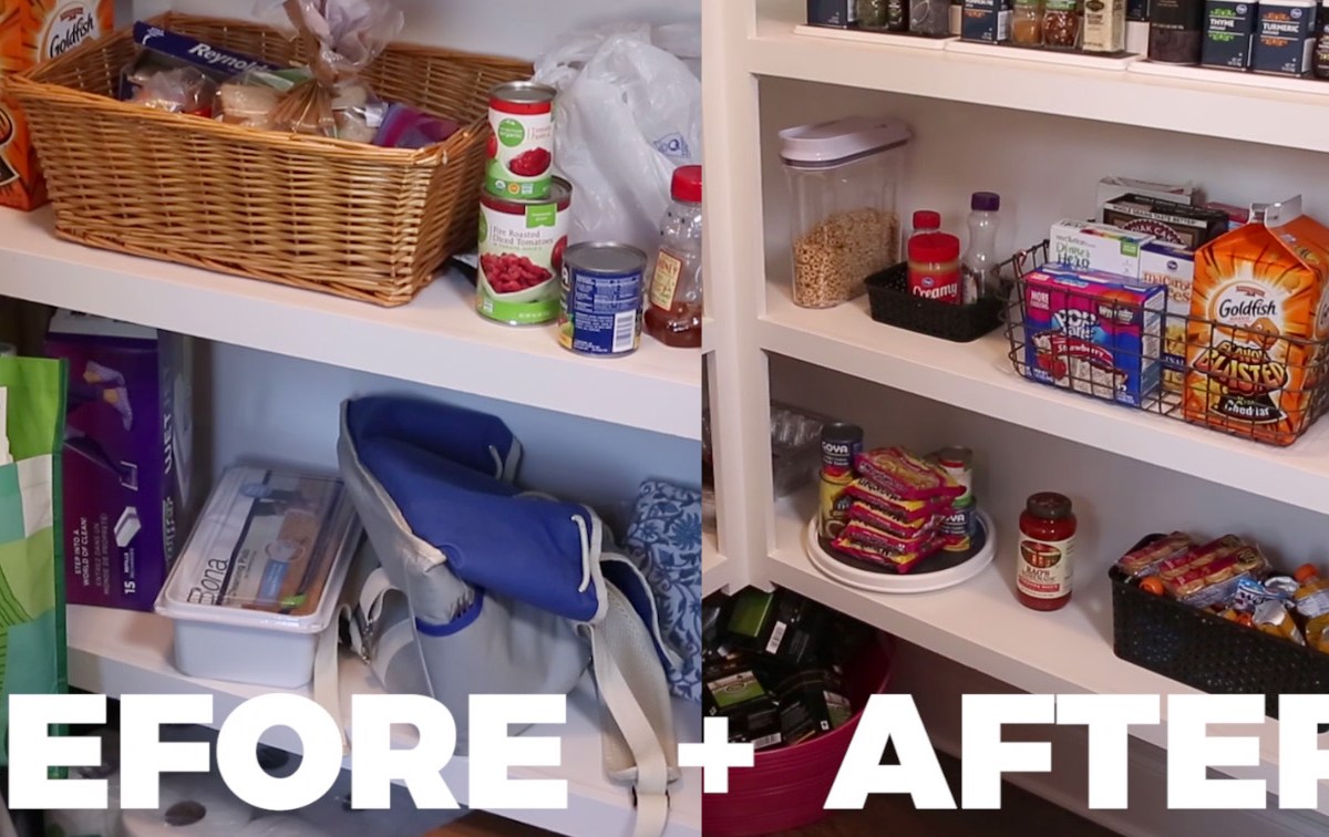 In just 3 simple steps, I transformed my pantry from a “nightmare” to a place of calm