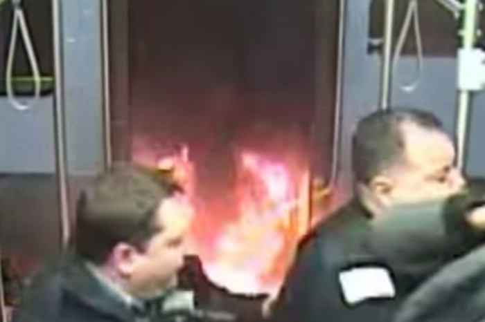 Video released of CTA train passenger trying to set himself on fire