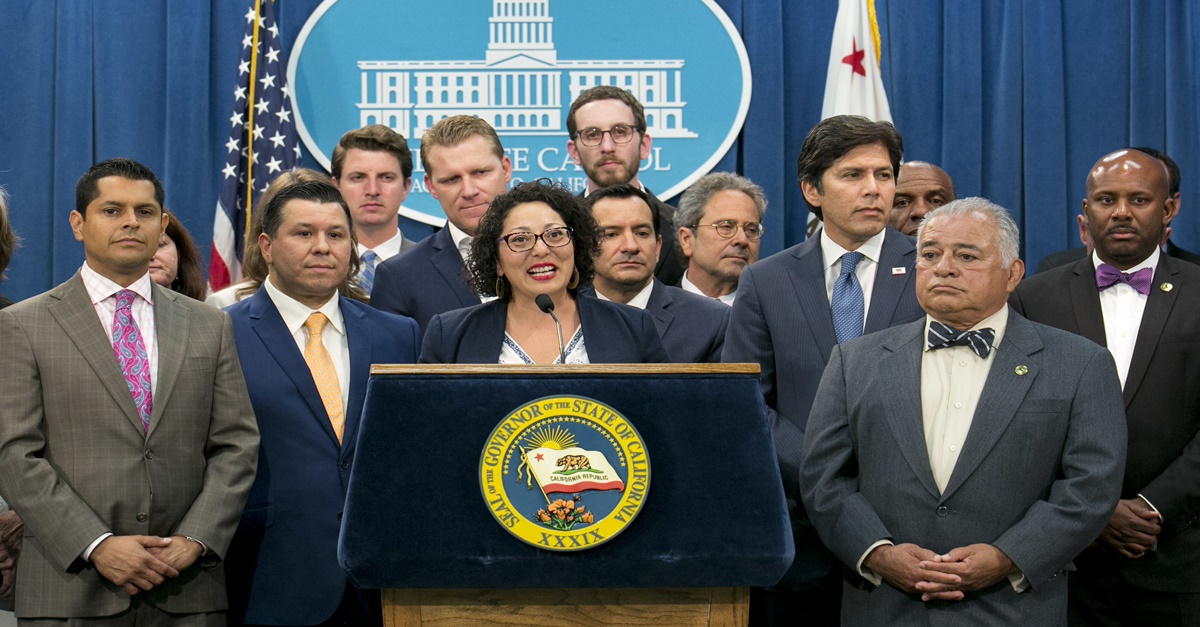 #MeToo leader in California legislature is now herself under investigation for an alleged crotch-grabbing