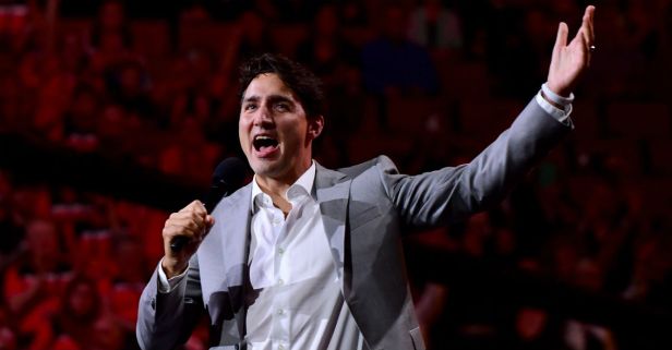 Canadian Prime Minister ridiculed after telling a woman to say “peoplekind”