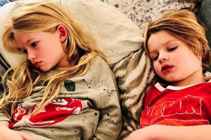 This celebrity mom just shared the harsh reality of taking care of two kids sick with the flu