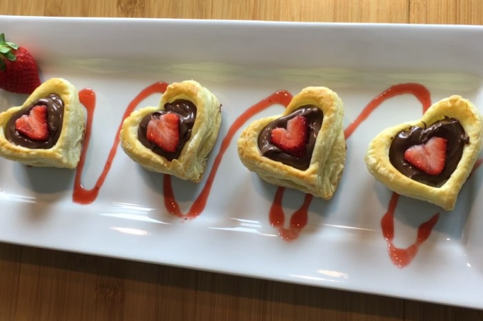 Treat yourself to these adorable Nutella pastries this Valentine’s Day
