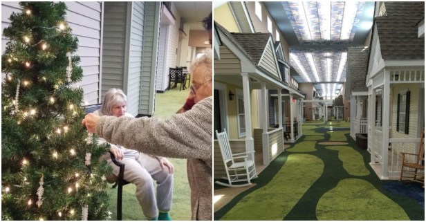 The inside of this nursing home is taking residents back to their childhoods