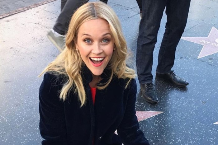 Reese Witherspoon just shared a photo of herself visiting her Hollywood star