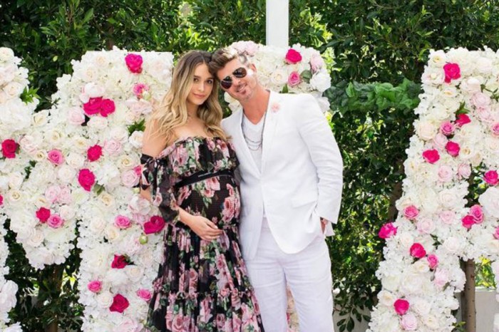 Singer Robin Thicke and his girlfriend are now proud parents to an adorable baby girl