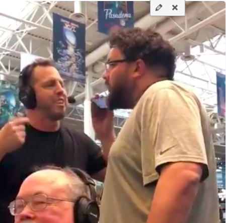 Houston sports radio hosts caught sparring on air at Super Bowl LII Radio Row