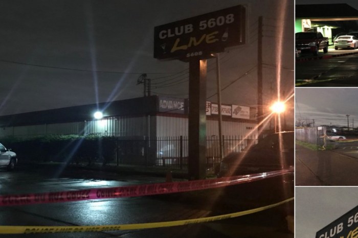 A strip club security guard reportedly shut things down when he stopped a shooter early Sunday
