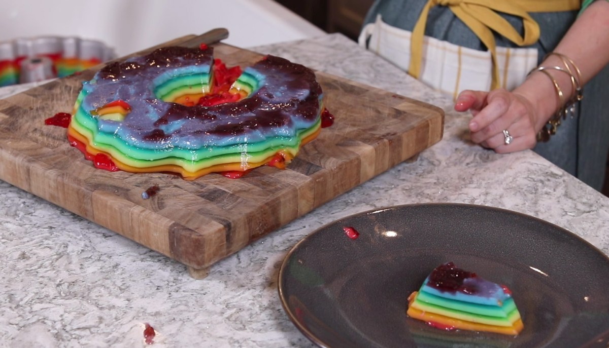With a little time and a lot of patience, you can make delightfully delicious rainbow Jell-O for St. Patrick’s Day