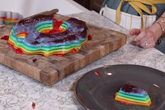 With a little time and a lot of patience, you can make delightfully delicious rainbow Jell-O for St. Patrick’s Day
