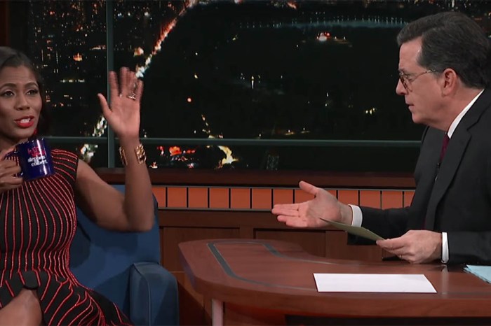 Omarosa explains to Stephen Colbert why she said the U.S. was “not going to be OK”
