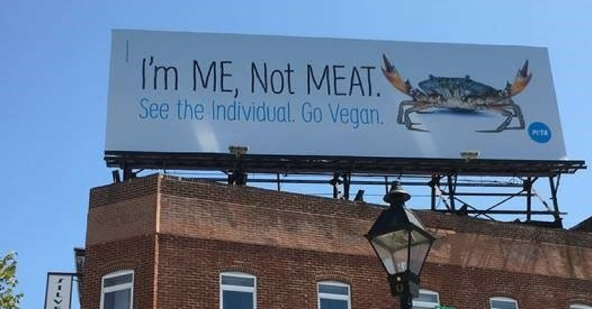 PETA Puts Anti-Crab Billboards All Over Baltimore