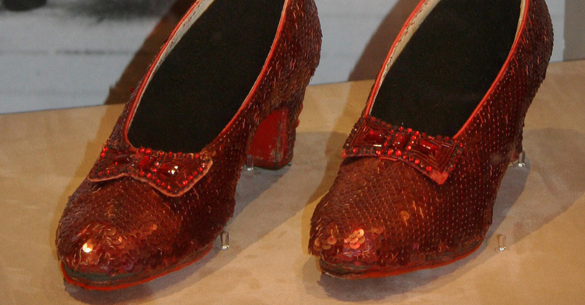 Stolen Ruby Slippers From ‘the Wizard Of Oz Recovered By The Fbi Rare 7492