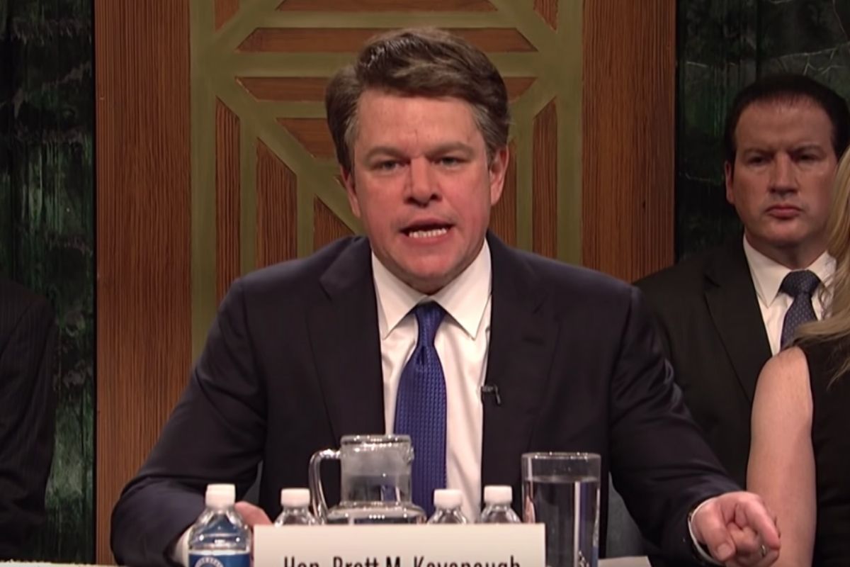 Watch Matt Damon Brilliantly Play Brett Kavanaugh on ‘SNL’