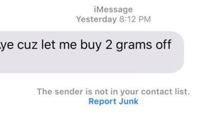 Genius Texts Wrong Number for Drugs — It’s the County Prosecutor
