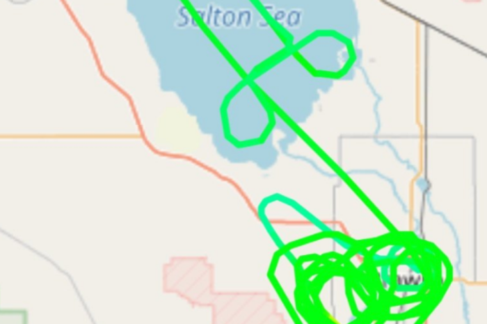 U.S. Marine Pilot Once Got In Trouble For Drawing a Penis With His Flight Path