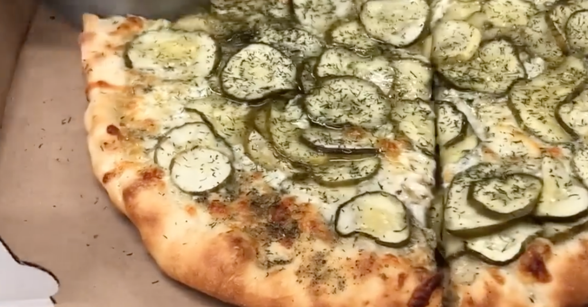 Would You Eat This Pickle Pizza Rare