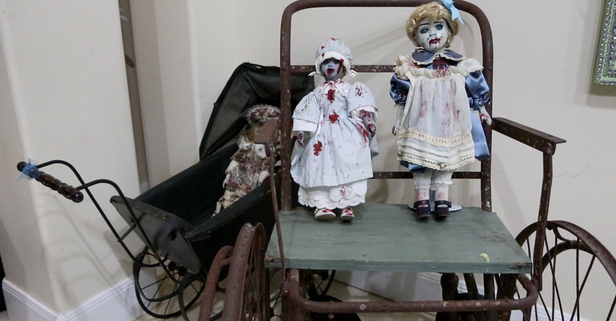 scary doll house