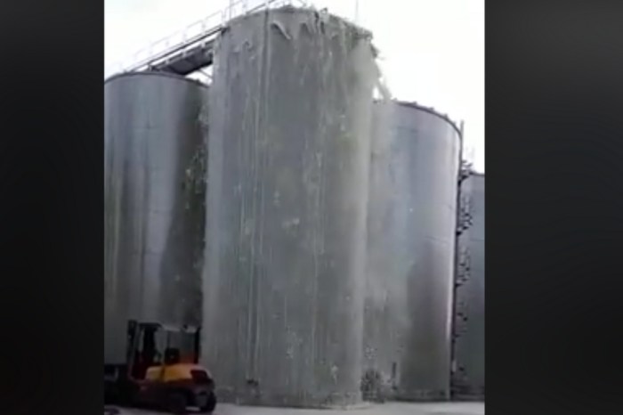 Watch as 8000 Gallons of Wine Explode From This Tank in Italy