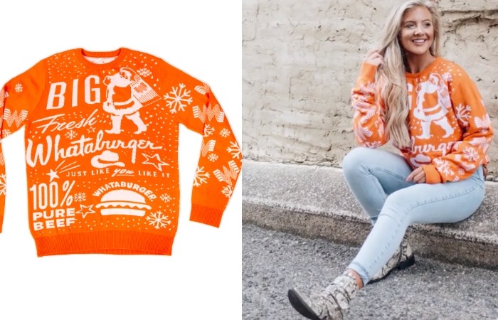 Whataburger Unveils New Christmas Sweater for 2019!