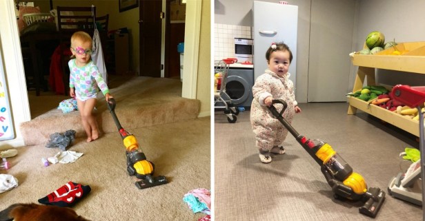 This Toy Vacuum Will Actually Clean Your House