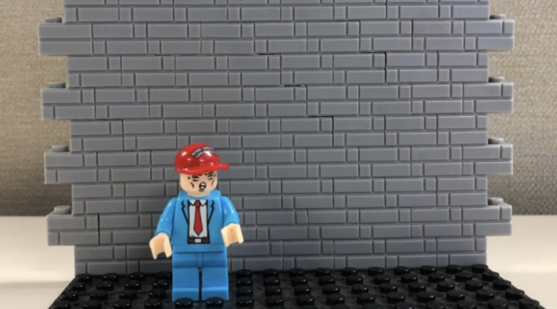 lego trump wall of duty