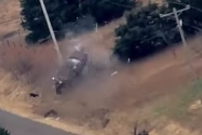 Video Shows Police Chase in Oklahoma End in Spectacular and Terrifying Crash