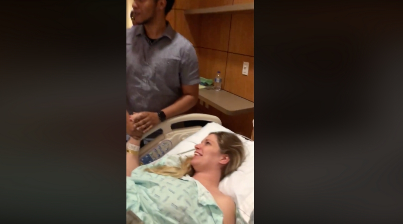 Hilarious Video Shows Family Singing 'Push It' For Mom In Delivery Room
