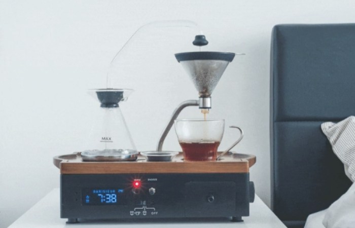 This Alarm Clock Wakes You Up With The Smell of Coffee, and We Can’t Wait To Go To Sleep