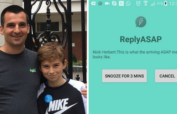 ‘ReplyASAP’: Dad Creates App That Freezes Phones Until Children Answer Their Text