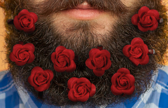The Hottest New Valentine’s Day Gift is a Beard Bouquet for Your Significant Other