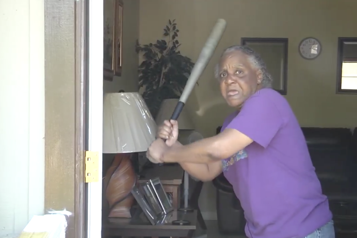 Old Woman Bat Florida Man