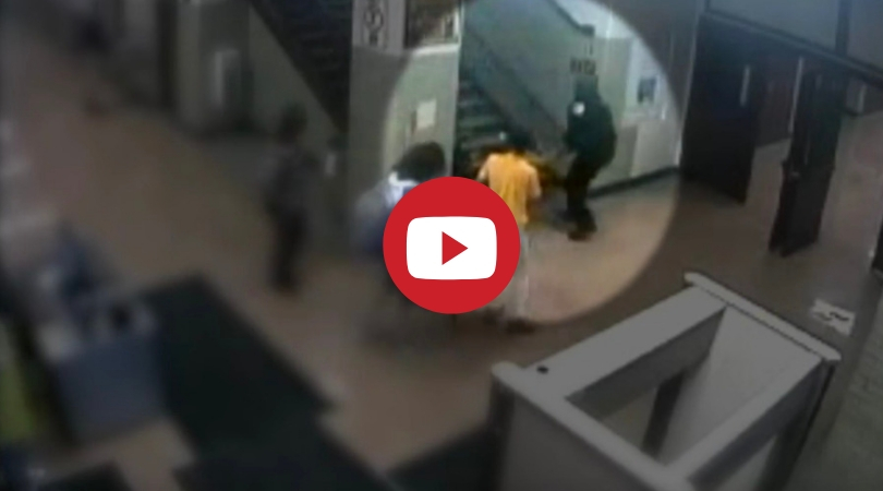 Surveillance Video Shows Cops Brutally Dragging 16-Year-Old Girl Down High School Stairs