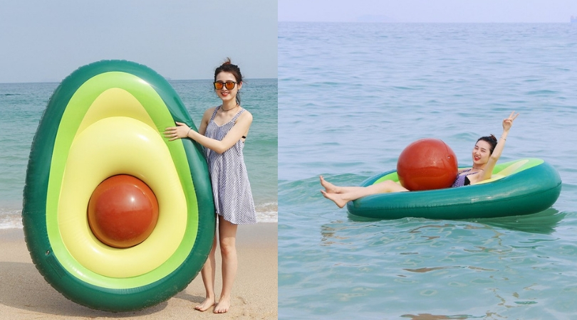 avocado inflatable pool