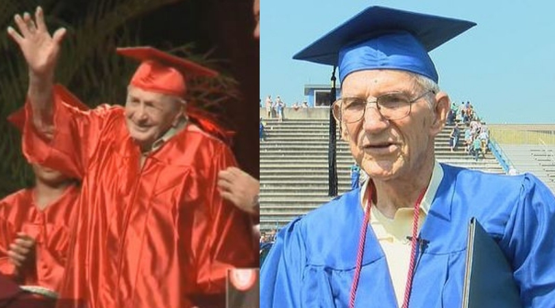 World War II Veteran, 95, and Korean War Veteran, 85, Graduate From High School