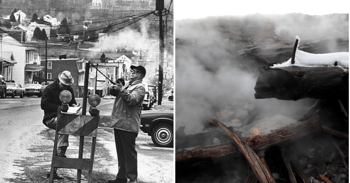 Centralia Mine Fire Pennsylvania Ghost Town on Fire After 57 Years Rare
